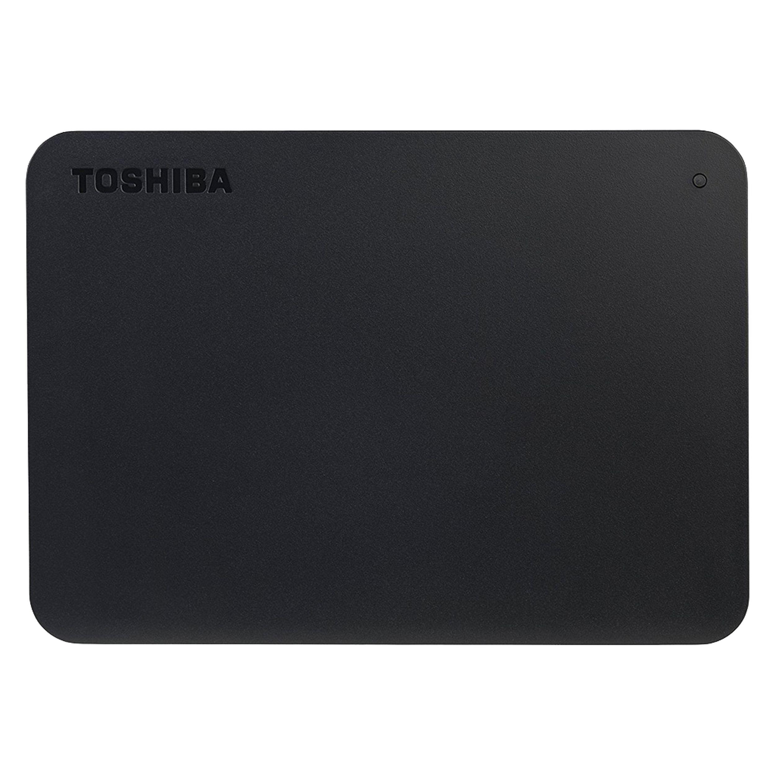 هارد اکسترنال توشیبا مدل Canvio Basics ظرفیت دو ترابایت دارای رابط USB Type-A 3.0