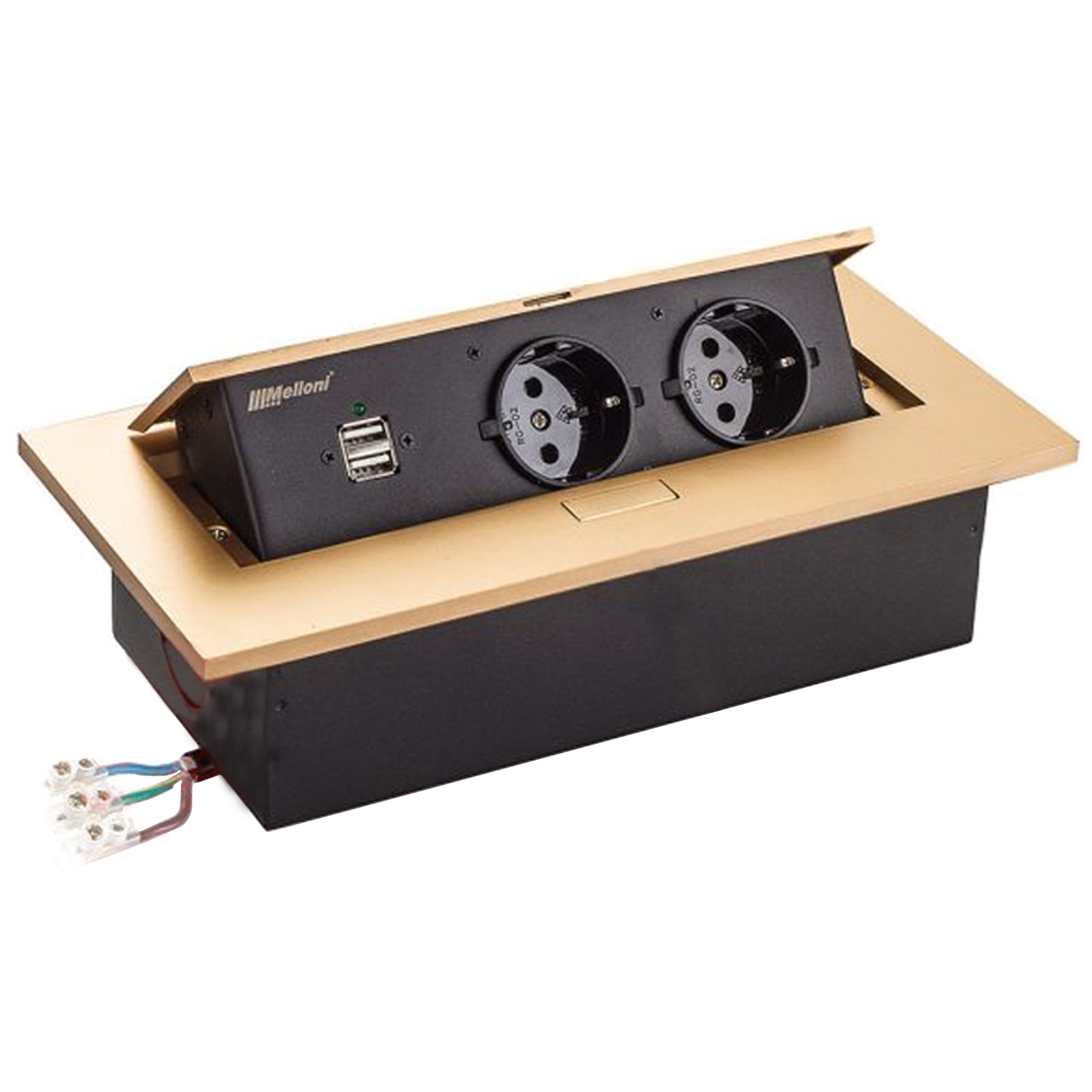 پریز توکار ملونی مدل 10017