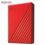 هارد اکسترنال وسترن دیجیتال مدل My Passport ظرفیت دو ترابایت دارای رابط USB Type-A 3.2