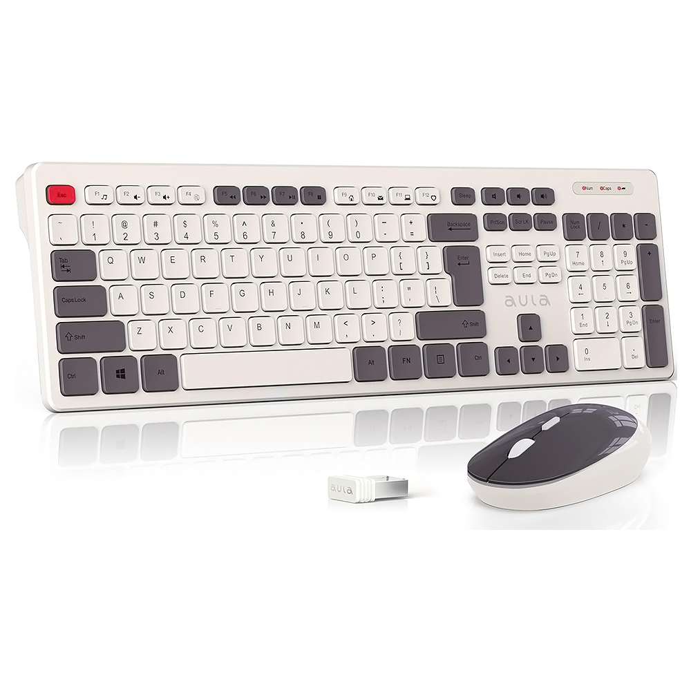کیبورد و ماوس بیسیم آئولا مدل AC308
