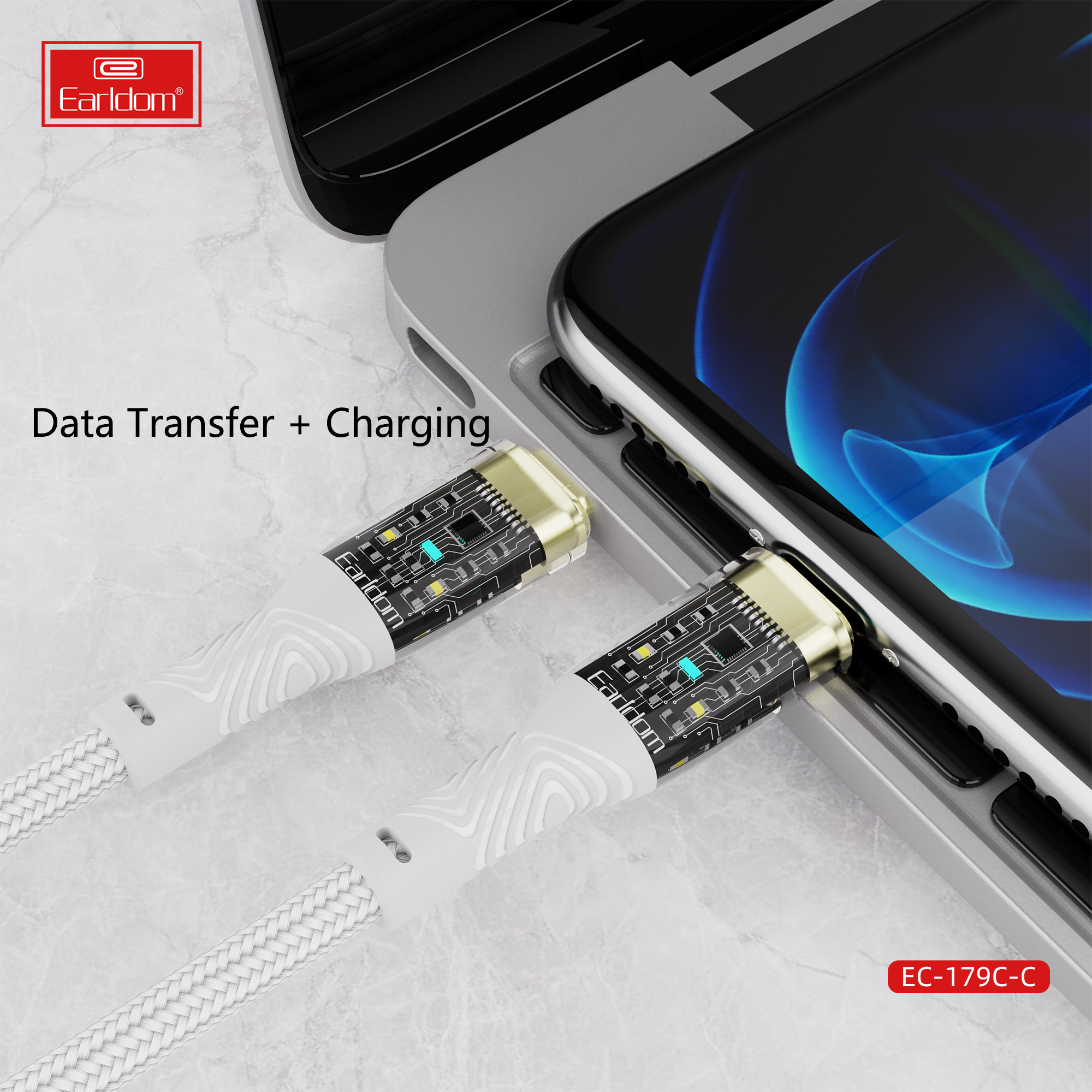 کابل USB-C ارلدام مدل EC-179C-C 100W طول 1 متر