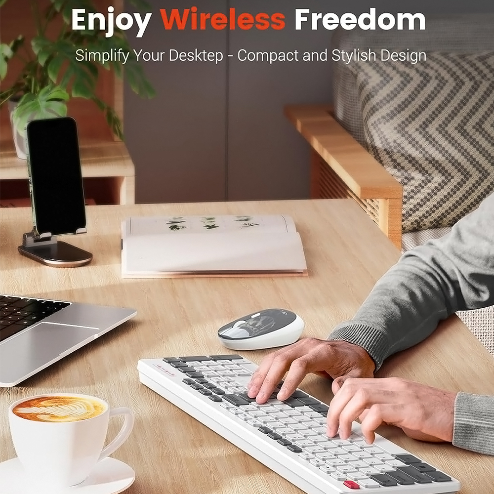 کیبورد و ماوس بیسیم آئولا مدل AC308