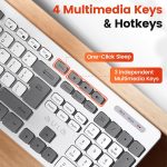 کیبورد و ماوس بیسیم آئولا مدل AC308