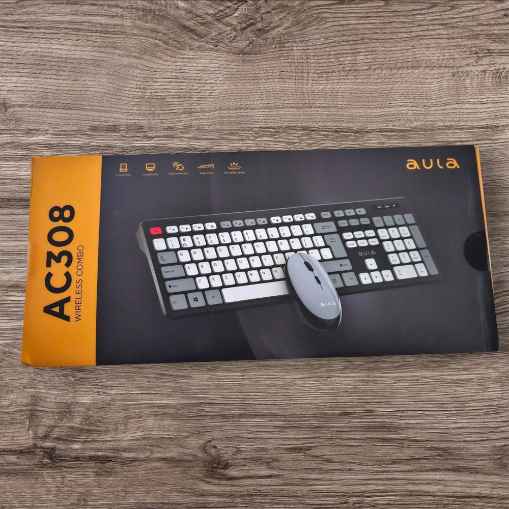 کیبورد و ماوس بیسیم آئولا مدل AC308